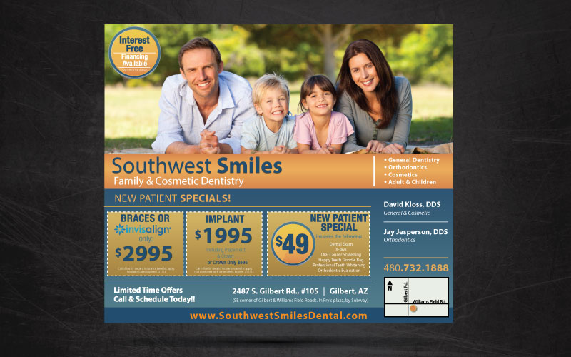 Southwest Smiles Display Ad